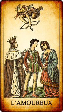 Carte du Tarot L’Amoureux