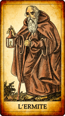 Carte du Tarot L’Ermite