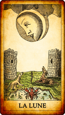 Carte du Tarot La Lune