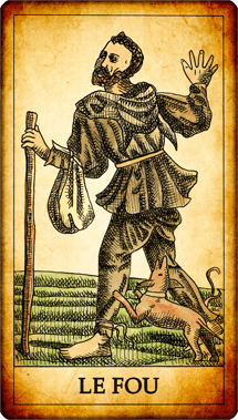 Carte du Tarot Le Fou