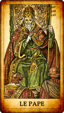 Carte du Tarot Le Pape