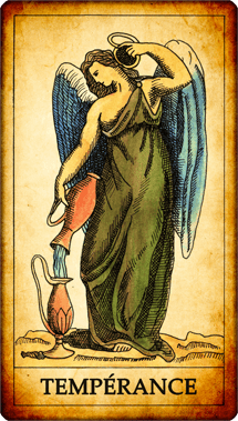 Carte du Tarot Tempérance