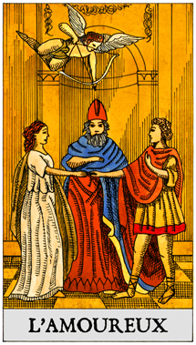 Carte du Tarot L’Amoureux