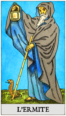 Carte du Tarot L’Ermite