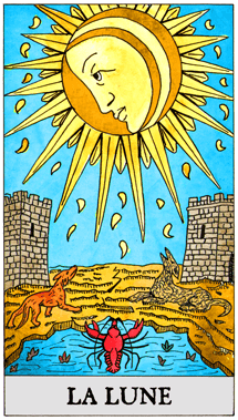 Carte du Tarot La Lune