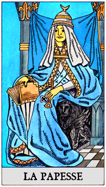 Carte du Tarot La Papesse