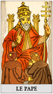 Carte du Tarot Le Pape