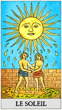 Carte du Tarot Le Soleil