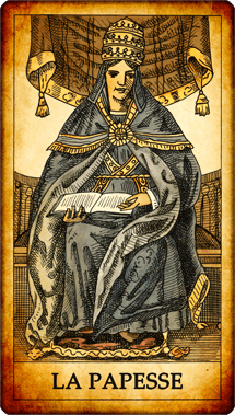 Carte de Tarot La Papesse