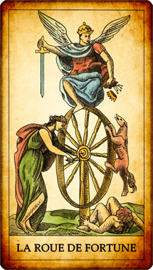 Carte de Tarot La Roue de Fortune